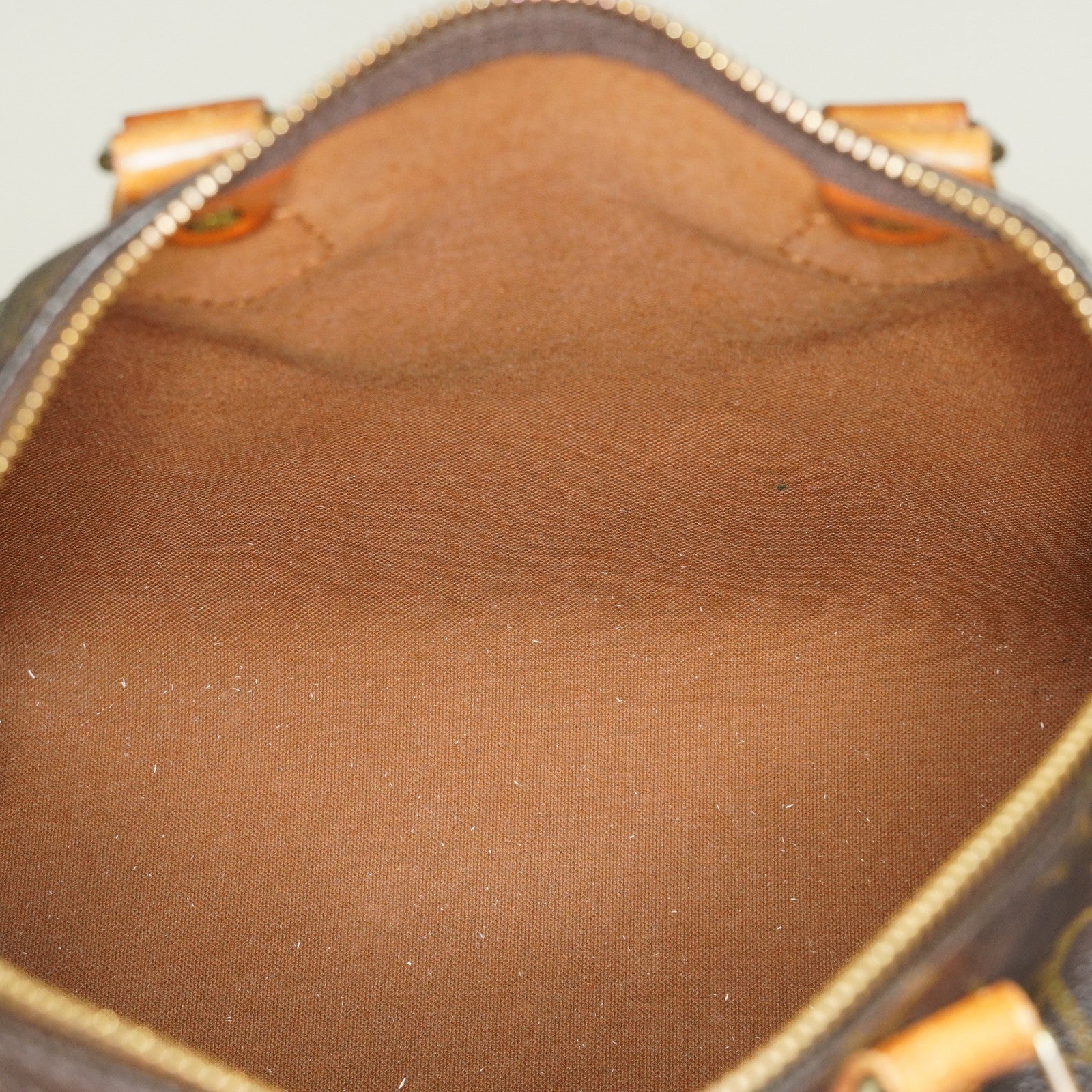 Louis Vuitton Speedy 25 Monogram Canvas Brown Boston Handbag Used 07E295830008