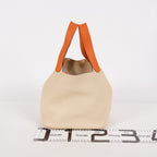 Hermes Picotin MM Casaque handbag, Taurillon Clemence leather 06E2416500029