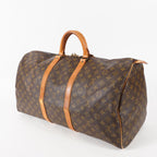 Authentic Louis Vuitton Monogram Keepall 55 Travel Bag M41424 02A194232811