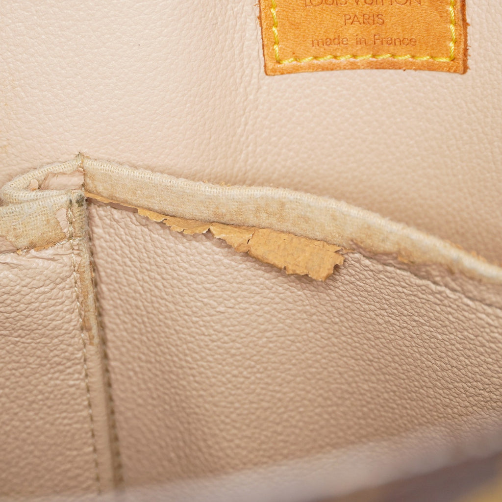 Louis Vuitton Sac Plat M51140 Monogram Tote Bag Used 08E172420027