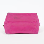 Longchamp Le Pliage Top Handle Tote 30cm Pink Nylon Used Handbag 08E17495007