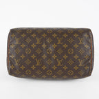 Louis Vuitton Monogram Speedy 30 Boston Handbag Brown Canvas M41526 07E124070030