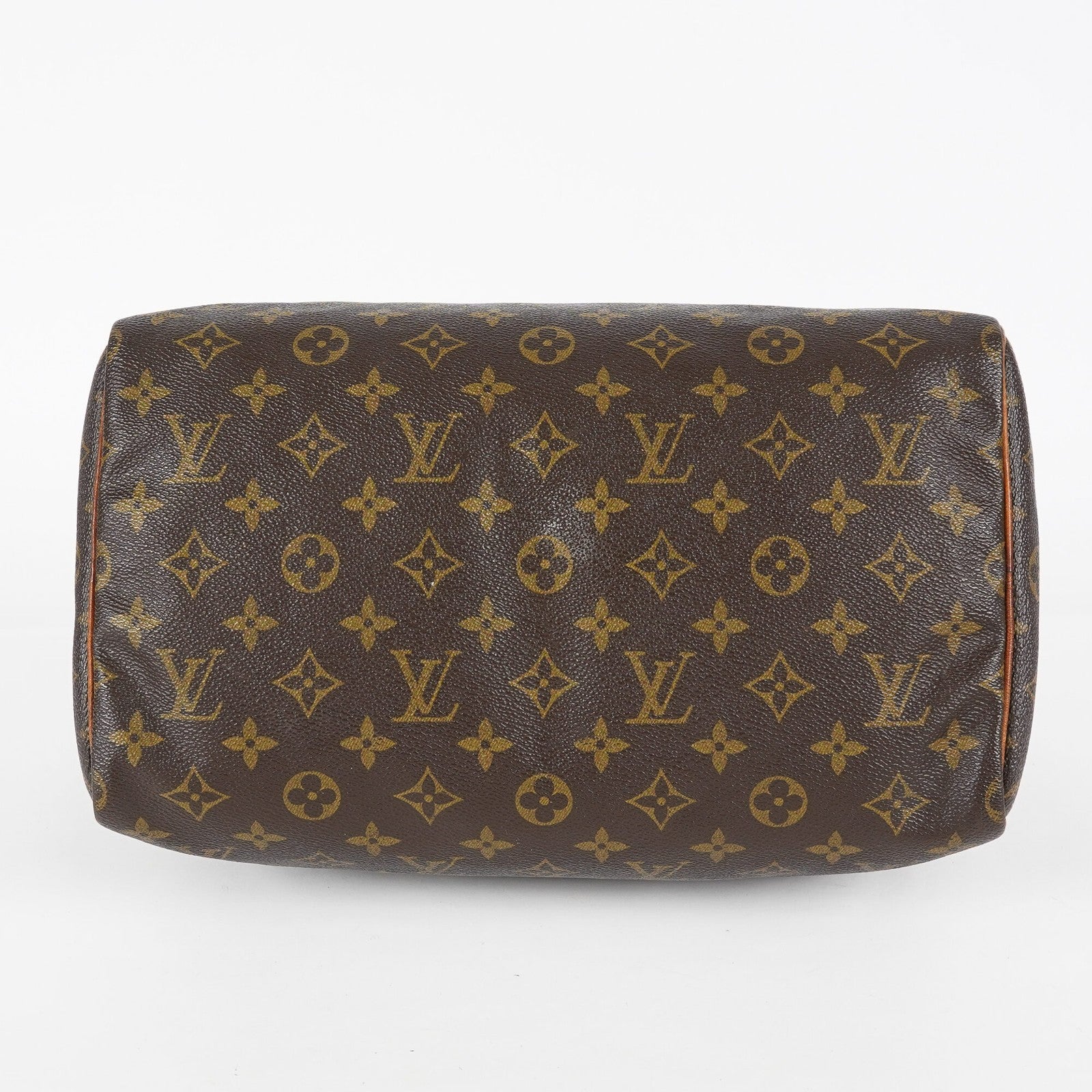Louis Vuitton Monogram Speedy 30 Boston Handbag Brown Canvas M41526 07E124070030