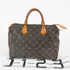 Louis Vuitton Speedy 30 M41526 Monogram Canvas Bag Brown Vintage 07A064118408