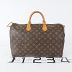 Authentic Louis Vuitton Monogram Speedy 40 Hand Boston Bag M41522 04A066006007