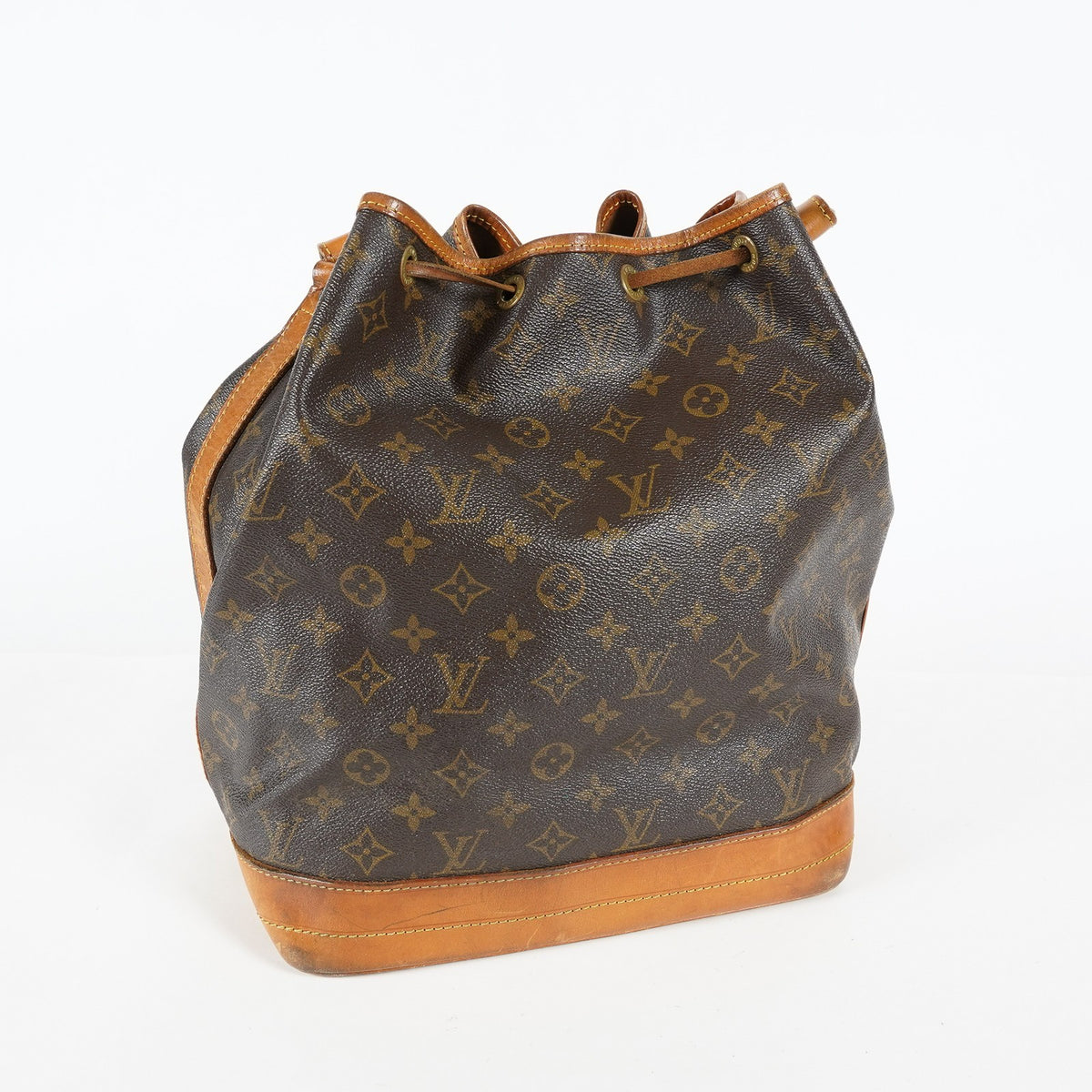 Louis Vuitton Noe M42224 Monogram Canvas Drawstring Shoulder Bag 09M404532008