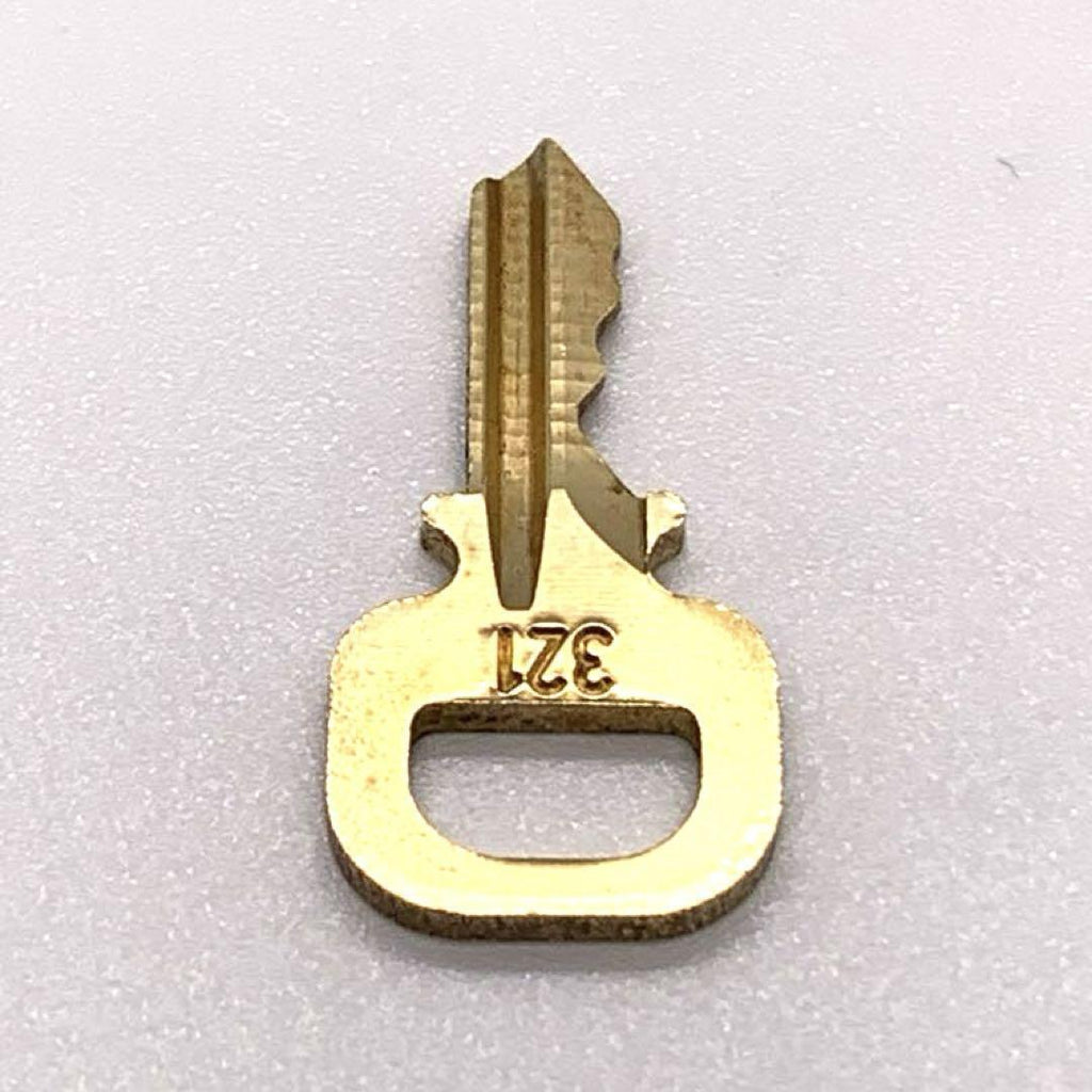 LOUIS VUITTON PadLock Lock & Key Brass Gold Authentic Number random JP Used