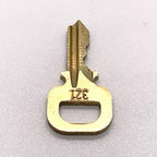 LOUIS VUITTON PadLock Lock & Key Brass Gold Authentic Number random JP Used