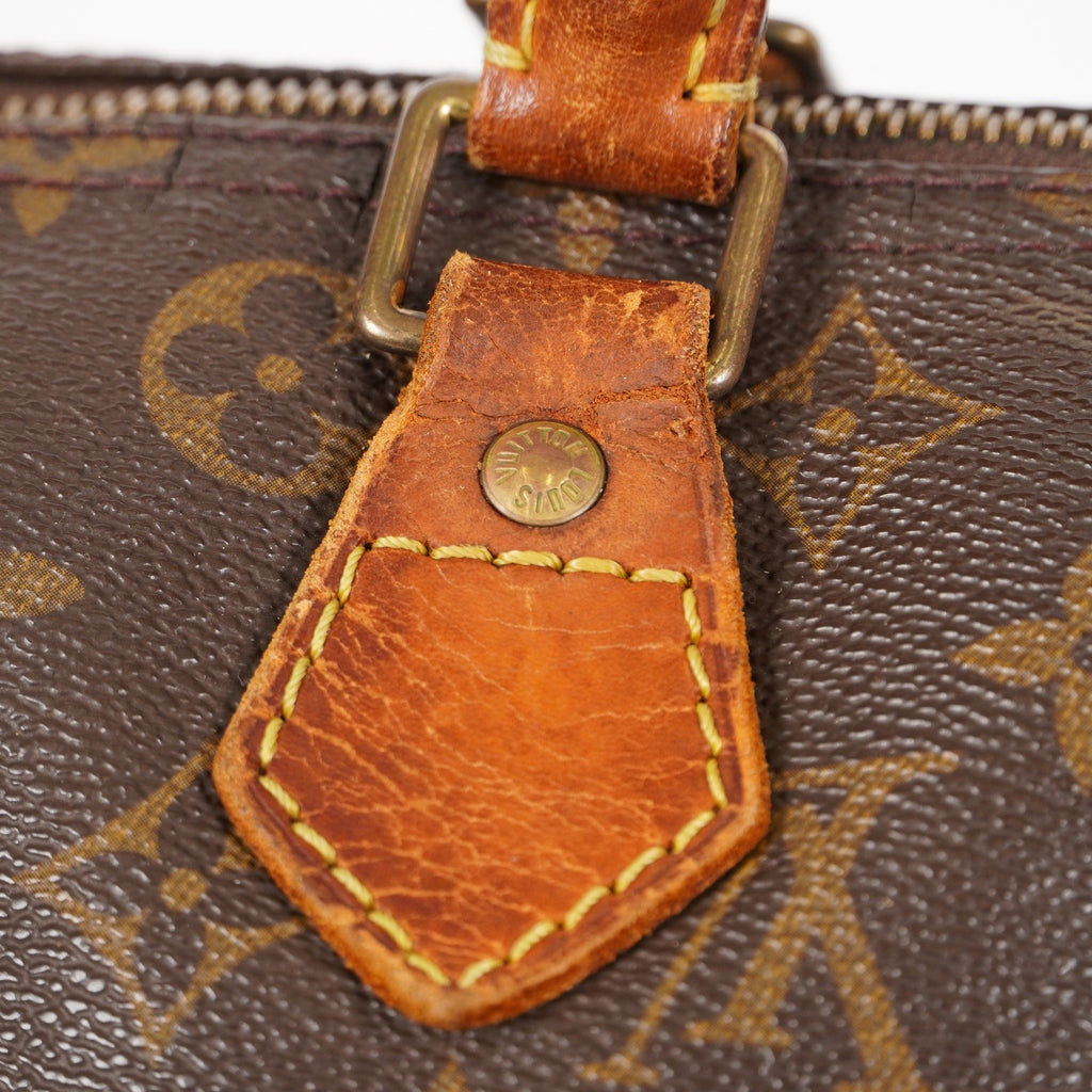 Authentic Louis Vuitton Monogram Speedy 30 Handbag vintage M41526 06E373520002