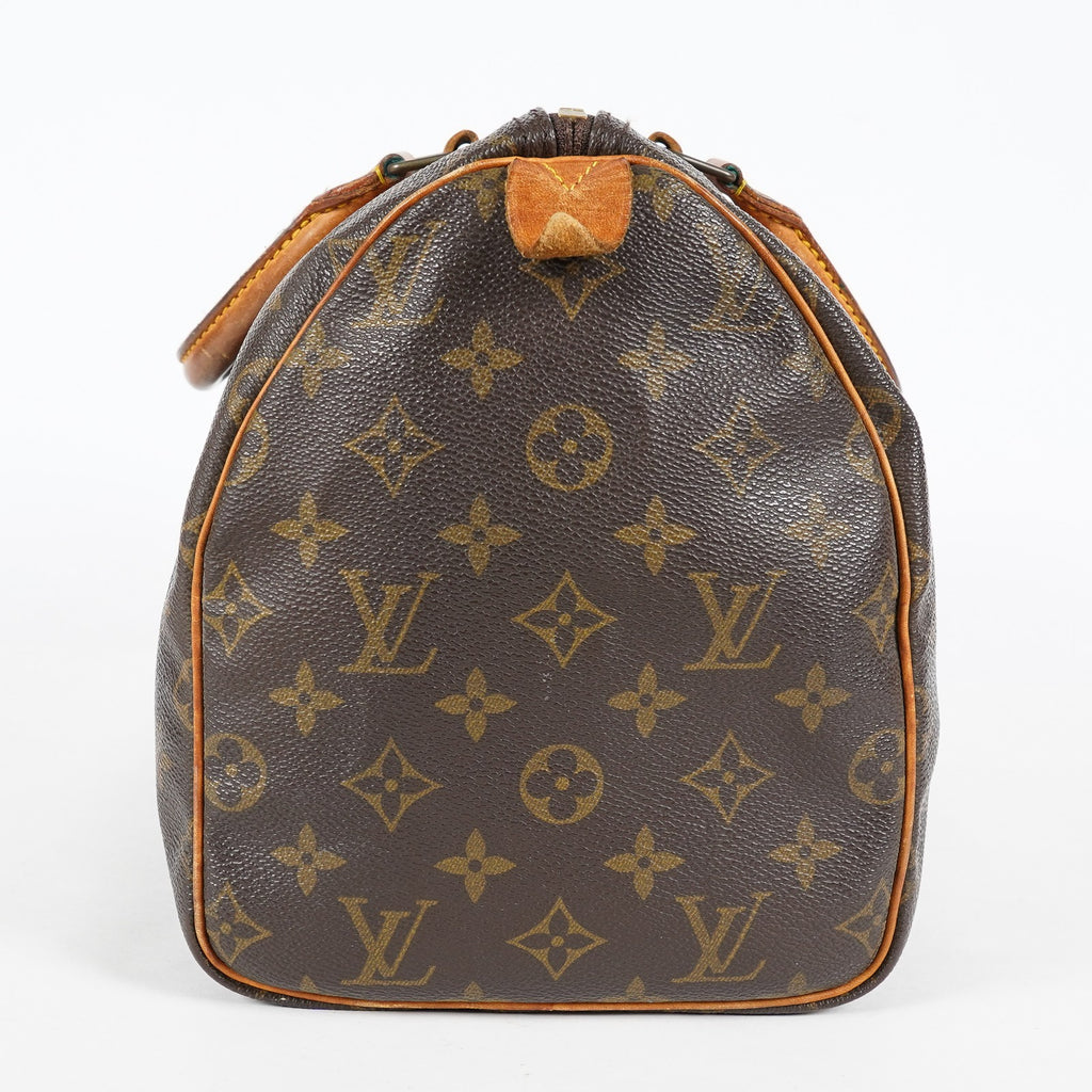 Louis Vuitton Speedy 30 M41526 Monogram Canvas Boston Hand Bag Used 07E064290007
