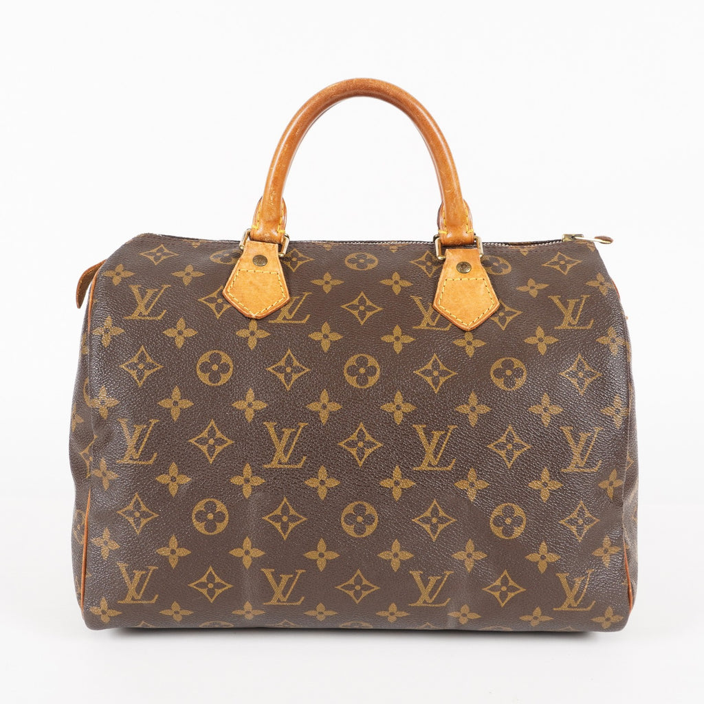 Authentic Louis Vuitton Monogram Speedy 30 Handbag vintage M41526 06E115948810