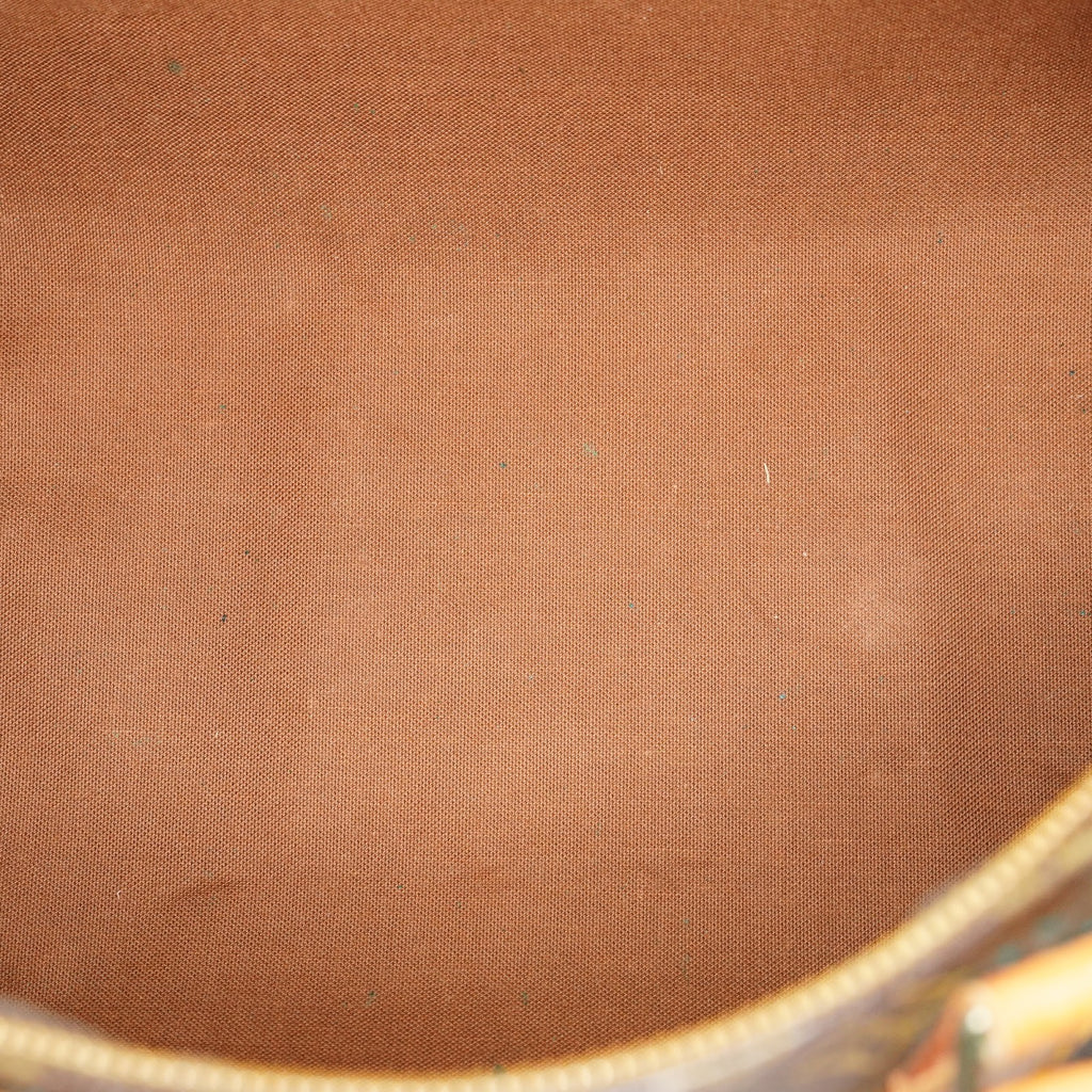 Louis Vuitton Speedy 30 Monogram Canvas Hand Bag Brown Used M41526 08E124070008