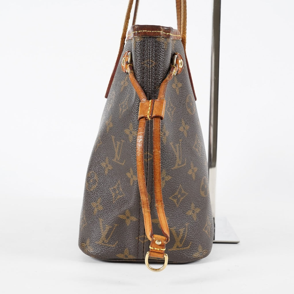 Louis Vuitton Neverfull PM Monogram Canvas Tote Shoulder Bag M40155 08E385170010