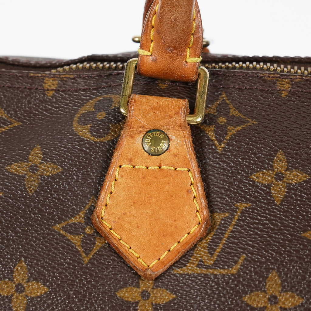 Louis Vuitton Speedy 30 M41526 Monogram Brown Canvas Handbag Used 08A124747603