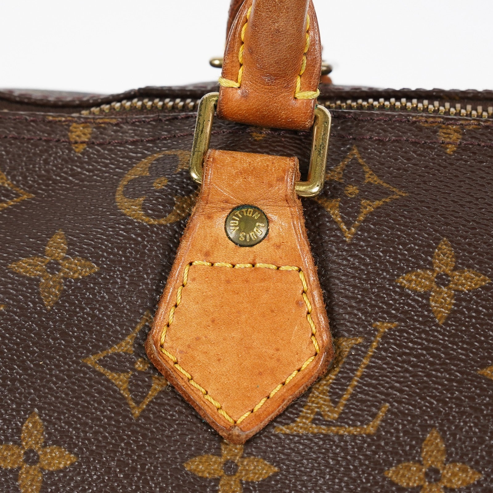 Louis Vuitton Speedy 30 M41526 Monogram Brown Canvas Handbag Used 08A124747603