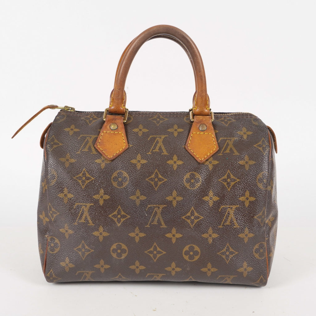 Authentic Louis Vuitton Monogram Speedy 25 Handbag vintage M41528 06E065720010