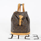 Louis Vuitton Montsouris MM Monogram Canvas Backpack Brown M51136 08E214070010