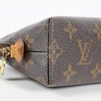 Louis Vuitton M47515 Pochette Cosmetique Monogram Brown Canvas Used 08A07715003