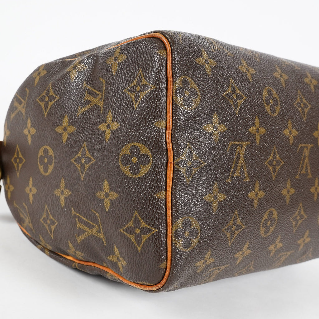 Louis Vuitton Speedy 25 Monogram Brown Handbag M41528 Used Vintage 07E187480012
