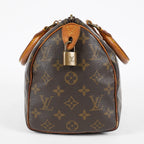Louis Vuitton Speedy 25 M41528 Monogram Brown Boston Hand Bag Used 07E216490015