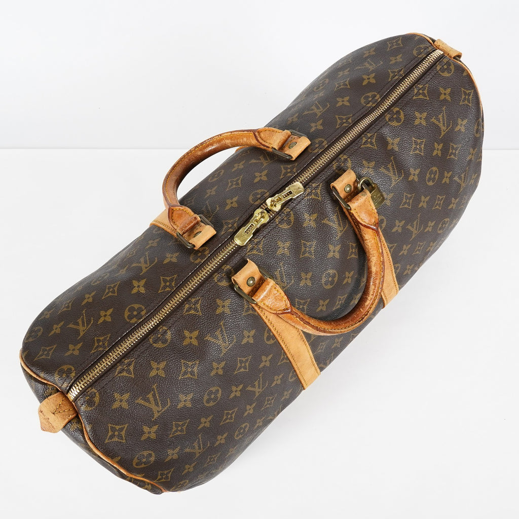 Louis Vuitton Keepall 50 M41426 Monogram Canvas Boston Bag Used 08E043300006