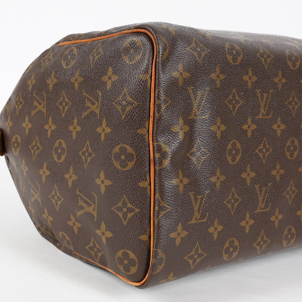 Louis Vuitton Speedy 35 M41522 Monogram Canvas Brown Handbag Used 08A274576003