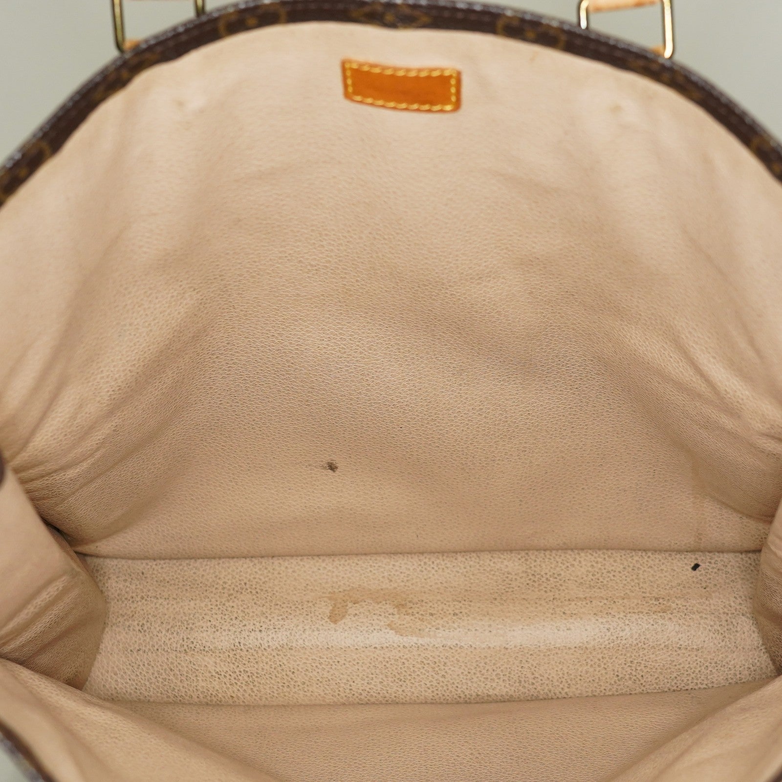 LOUIS VUITTON Sac Plat Handbag Monogram Canvas Brown M51140 06E092310012