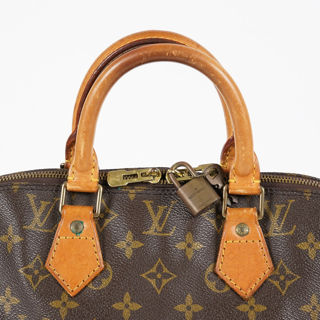 Louis Vuitton Alma PM Monogram Canvas Brown Handbag M51130 Vintage 08A113088803