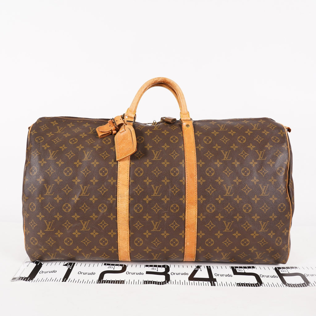 LOUIS VUITTON Monogram Keepall 60 Boston Bag LV Auth M41422 06E154730021