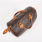 Authentic Louis Vuitton Monogram Speedy 30 M41526 Handbag vintage 06E116490029