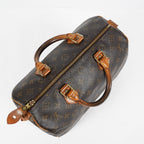 Louis Vuitton Speedy 30 Monogram Brown Handbag M41526 Used Vintage 07E245170012