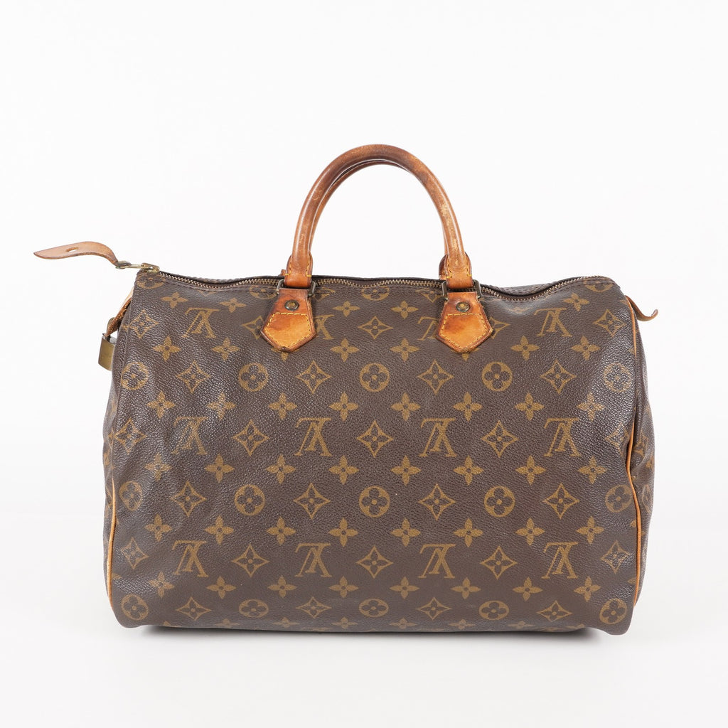 Authentic Louis Vuitton Monogram Speedy 35 Handbag vintage M41524 05E075940029