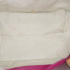 Longchamp Le Pliage Top Handle Tote 30cm Pink Nylon Used Handbag 08E17495007