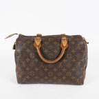 Louis Vuitton Speedy 30 M41526 Monogram Brown Canvas Handbag Used 08A124747603