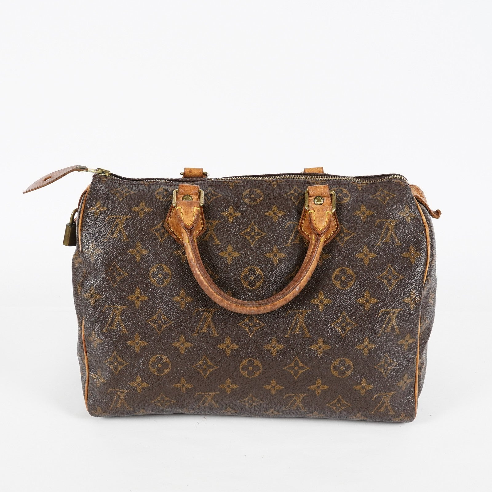 Louis Vuitton Speedy 30 M41526 Monogram Brown Canvas Handbag Used 08A124747603