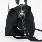 Longchamp Le Pliage 2Way Top Handle Bag 28cm Black Nylon Used 08E141320007