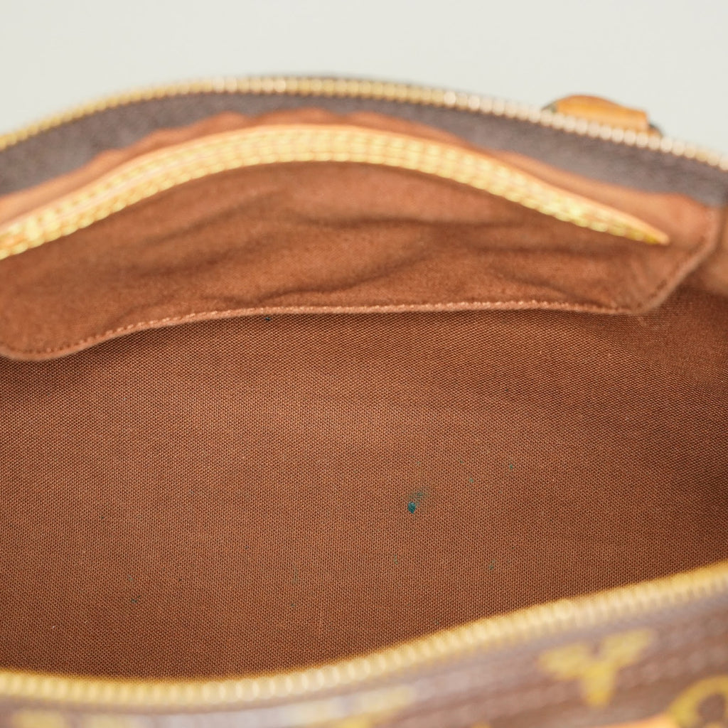 Louis Vuitton Speedy 30 Monogram Canvas Hand Bag Brown Used M41526 08E124070008