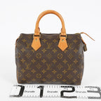 Louis Vuitton Speedy 25 M41109 Monogram Brown Boston Hand Bag Used 07E148030015