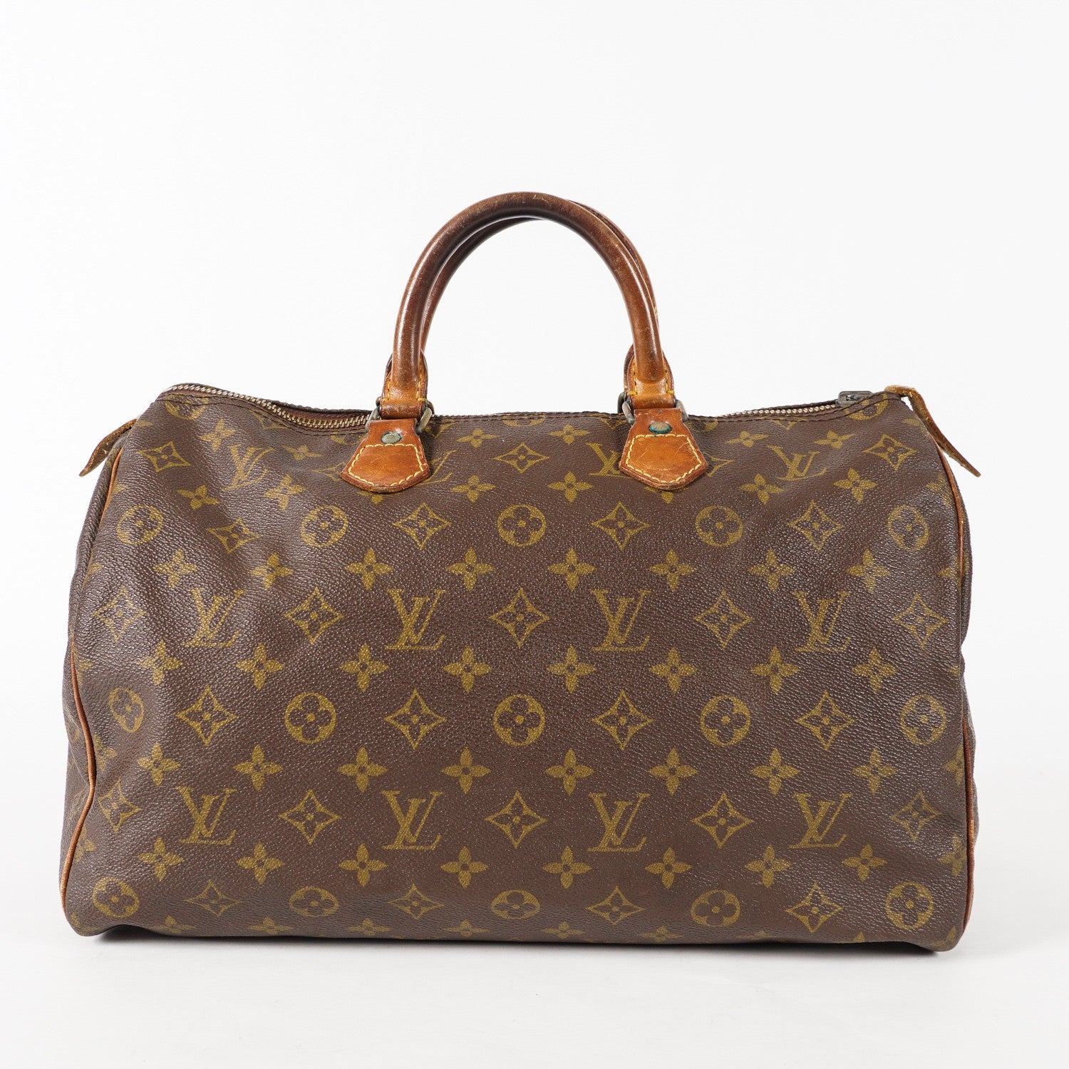 Authentic Louis Vuitton Monogram Speedy 35 M41524 Handbag VINTAGE 12E203960020