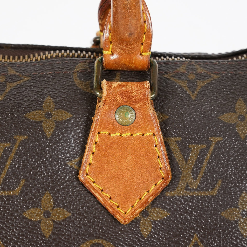 Louis Vuitton Speedy 25 M41528 Brown Monogram Canvas Used Handbag 08A226234803