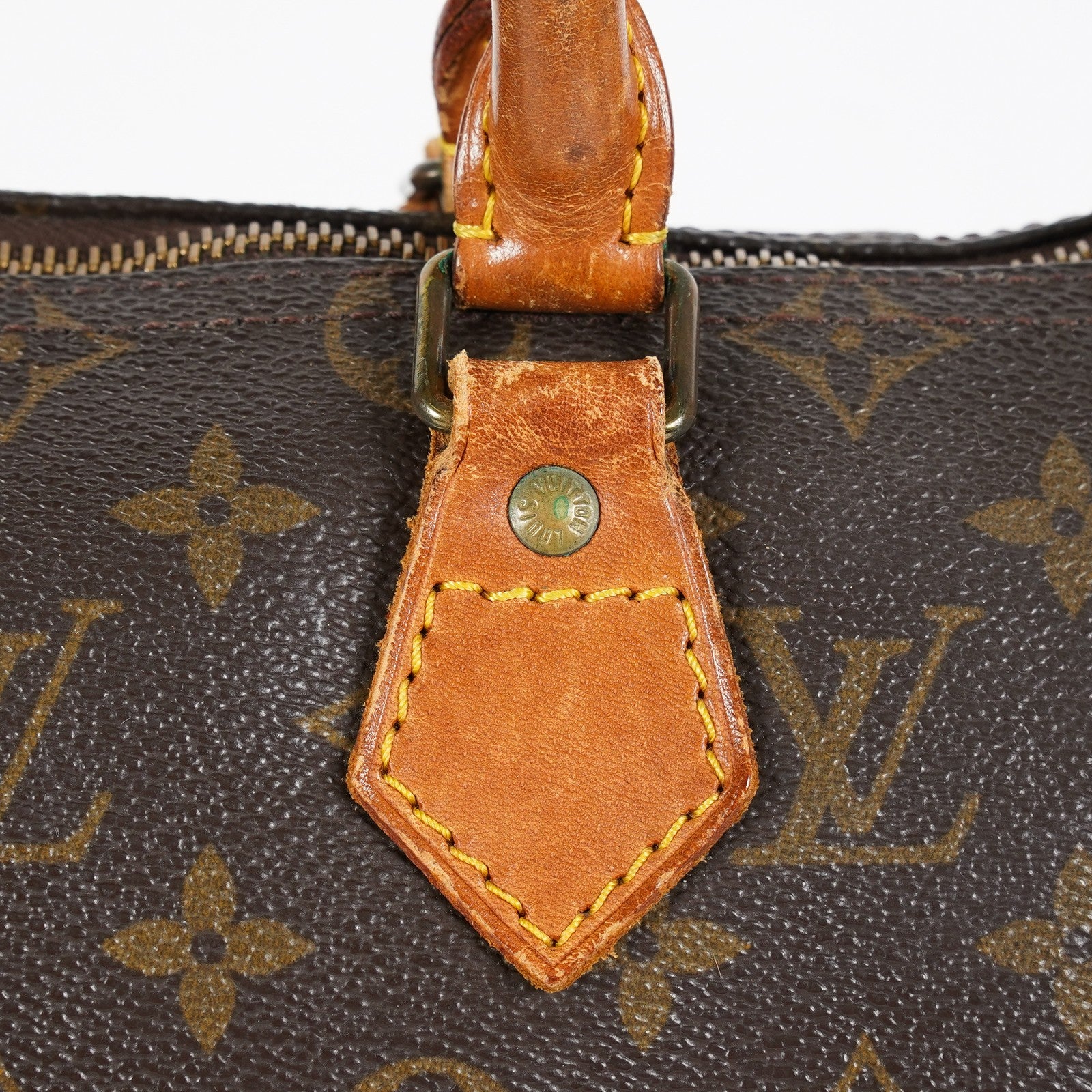 Louis Vuitton Speedy 25 M41528 Brown Monogram Canvas Used Handbag 08A226234803