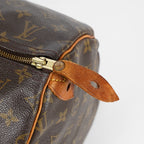Louis Vuitton Speedy 40 M41522 Monogram Canvas Brown Boston Handbag 08A014404428