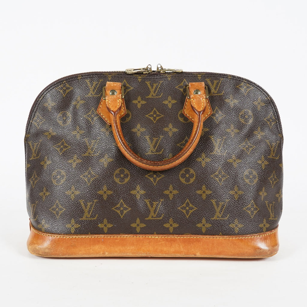Louis Vuitton Alma PM Handbag M51130 Monogram Canvas Brown Vintage 08A293088803