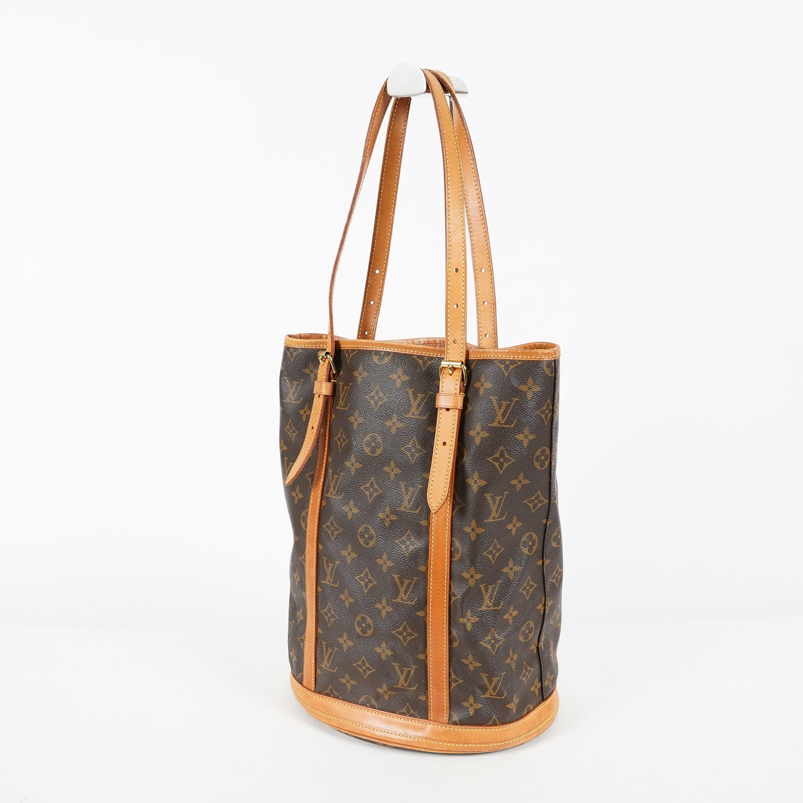 Louis Vuitton Monogram Bucket GM Shoulder Tote Bag Brown M42236 07E202860017