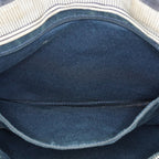 Chanel Coco Canvas Leather 2WAY Tote Bag 40cm Navy Used Vintage 07E019020027