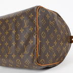 Louis Vuitton Speedy 30 Monogram Canvas Hand Bag Brown Used M41526 08E124070008