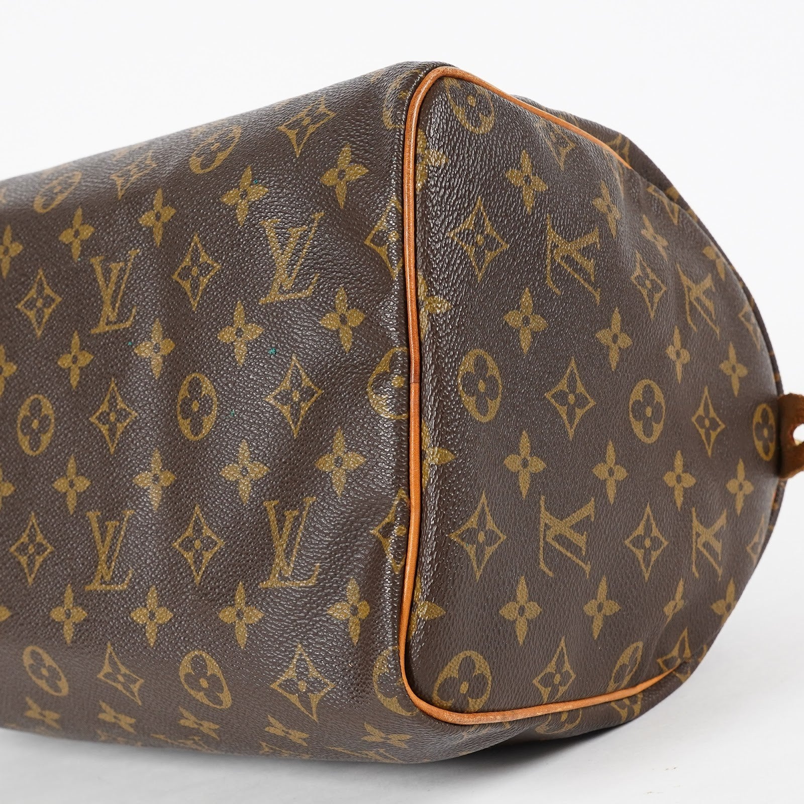 Louis Vuitton Speedy 30 Monogram Canvas Hand Bag Brown Used M41526 08E124070008