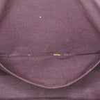 Hermes Bolide Pouch 25 MM Brown Cotton Canvas Cosmetic Pouch Used 07E25781009