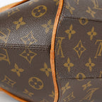 Louis Vuitton Ellipse MM M51126 Brown Monogram Canvas Handbag Used 08A033775203