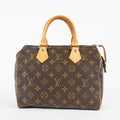 Louis Vuitton M41528 Monogram Speedy 25 Hand Bag Mini Boston Used 07E089570027